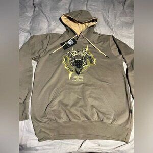 Crooks and castles medusa mask hoodie